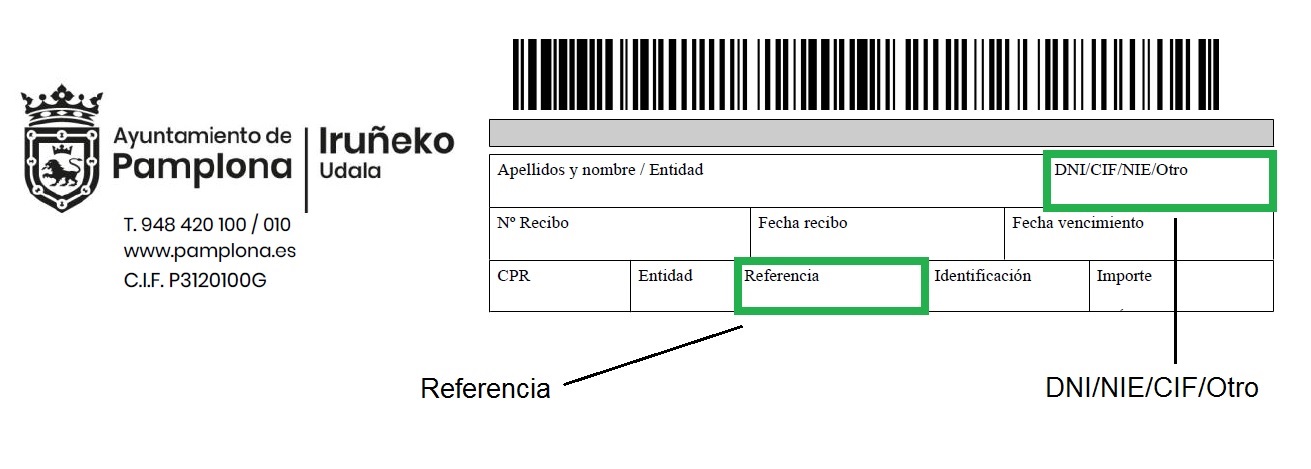 Ejemplo de recibo